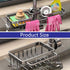 DURAUSE 0.7-1.1inch Kitchen Sink Faucet Organizer Multifunction Sponge Holder Organizer Sink Drain Holder Over Faucet