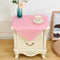 NEWISHER Pink Square Tablecloth 24x24 inch, Heavy Duty Polyester Fabric Table Cloth,