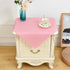 NEWISHER Pink Square Tablecloth 24x24 inch, Heavy Duty Polyester Fabric Table Cloth,