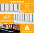 Air Fryer Rack for Ninja Foodi 10 in 1 SP101 Digital Oven, 13.4''*13.4'' Stainless Steel Accessories, Dishwasher Safe