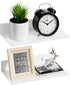 Wisfame Small Floating Shelves for Wall, Metal Adhesive Wall Shelf 2 Pack, Modern