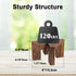 2.5-6 inch Vigordream Plant Stand, Indoor/Outdoor Wood Plant Holder, Single Flower Pot Stand, Sturdy Planter Stands