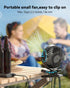 GEHEN 3-Speed Clip-On Fan with Strong Airflow, USB-Powered, Ultra-Quiet Operation for Bedroom, Office & Stroller Use