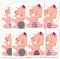 Zunaked Baby Shower Raffle Card Game for Girls - Silly Activity for Ice