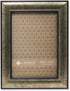 Lawrence Frames Domed Burnished Picture Frame, Silver, 5x7