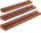 Vinyl Record Wall Mount - 3 Elegant Display Ledges Made from Solid Wood for Records of Any Size (Brown)
