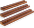 Vinyl Record Wall Mount - 3 Elegant Display Ledges Made from Solid Wood for Records of Any Size (Brown)