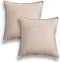 Jeanerlor Set of 2 Decorative Cotton Linen Couch 26"x26" Throw Pillow Case, Durable Classy Cushion Cover for