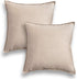 Jeanerlor Set of 2 Decorative Cotton Linen Couch 26"x26" Throw Pillow Case, Durable Classy Cushion Cover for