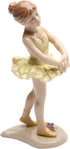 20864 Ballerina in Yellow Ceramic Figurine, 6-1/8-Inch