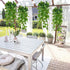 Whonline 4pcs Fake Plants Hanging - Artificial Vines Fake Pothos 3.6FT for Indoor Outdoor Living Room Decor (No Baskets)