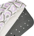 HOMZ Standard Width Ironing Board Cover and Pad, Purple/Grey/White Moroccan Design