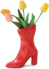 Female Boot Vase, Nordic Modern Ceramic Flower Vase for Home Decor, Table Centerpiece, Olive Plant, Wedding, Living