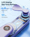 SWEETFULL Portable Handheld Mini Fan with LED Display, 2-in-1 USB Rechargeable Fan & Flashlight
