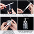 Mason Jar Soap Dispenser Lid and Pump Replacement, Brushed Stainless Steel for Regular Mouth Size Lid