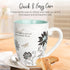 Pavilion Aunt Coffee Mug, Mark My Words Auntie Design, Ceramic, 20 oz, Microwave & Dishwasher Safe