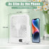 Travel Fan for Sleeping, Portable Rechargeable Fan with Digital Display, 100 Speed Wind Personal USB Fan for Bedroom