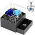 SHOKUTO Preserved Rose - Birthday Gifts for Women, Mom, Girlfriend, Jewelry Boxes with Necklace for Grandma, Wife,