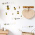 12 Pcs Bee Gnome Wall Decals, Honey Bee Window Decor Clings with Inspirational Quotes for Kitchen Office Decoration