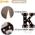 Decorative LED Illuminated Letter Marquee Sign, Alphabet Marquee Letters with Lights for Home Bar Decoration