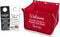 Mediz Foldable Shoe Cover Holder (Red) with Bonus Door Hanger - Please Use Shoe Covers
