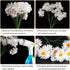 AmyHomie Artificial Flowers, Silk Daisy, White Artificial Gerber Daisy for Home and Wedding Decoration