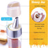 Matifaner Honey Dispenser No Drip, Maple Syrup Dispenser, Olive Oil Dispensers, Glass Jar with Stand, Beautiful Honey