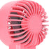 ASHATA Handheld Mini Fan (Red), USB Rechargeable, 3 Speed Portable Fan with Carabiner for Home, Office, Outdoor