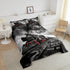Set Set Set 3D Insert,1 Retro Train Comforter Twin Size,Black Red Old Train Car Bedding Rail Transportation Vehicles