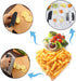 Patelai 2 Pcs Crinkle Potato Cutter - Stainless Steel Wavy Slicer for Salad & French Fry Cutting