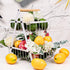 12pcs Gresorth Yellow & Green Artificial Lifelike Simulation Lemon Fake Fruit Home Kitchen Cabinet Decoration