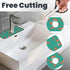 KIKICHUA (15" 5.5" Cute Capybara Play Eat Food Kitchen Sink Splash Guard Faucet Mat Super Absorbent Fast Drying Mat