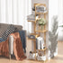 6 Laiensia Bamboo Plant Stand Rack Tier,Multiple Stand Holder Shelf Rack, Indoor&Outdoor Planter Display Shelves