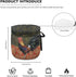 Rooster Chicken Print Tea Cozies, Floral Wood Design Portable Kettle Cover, Cotton Tea Pot Cover, Dust Proof Insulated
