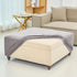 HFCNMY Ottoman Cover Square-Stretch Water Repellent Ottoman Cover -Thick Square Storage Foot Stool Covers with Elastic