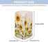 Can Opener Cover, Dragonfly Sunflower Design for Dust and Stain Protection, Fits Most Electric Can Openers