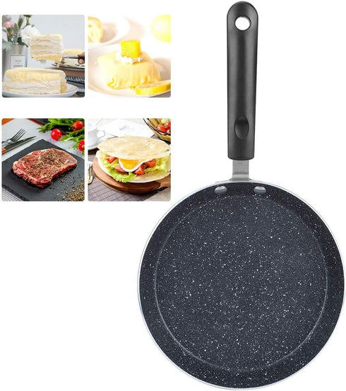 Non-Stick Pancake Pan, Practical Restaurant Cooking Pan for Home Kitchen, Small (6 inches)