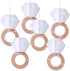 Engagement Party Decorations - Bridal Shower Supplies, Honeycomb Ring Hanging Decorations, Rose Gold Glitter Diamond