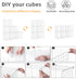 Closet 6 Closet AWTATOS Wire Cube Storage Organizer, Organizers and Storage, Metal Cube Storage Shelves Bookshelf