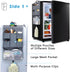 Mini Fridge Organizer 54" x 11.8" - Over The Fridge Storage Organizer with 16 Pockets - Mini Fridge Organization and Storage Holds Pantry Goods, Utensils & More – Office or Dorm Essentials
