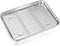 P&P CHEF 9 Inch Baking Sheet Pan with Rack Set, Stainless Steel Cookie Sheet for Oven Use
