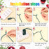 50 Bulbs Bulbs Supplies(Colorful,6v*0.08a) Mudder Pcs Christmas Mini Replacement Light Christmas Tree Lights
