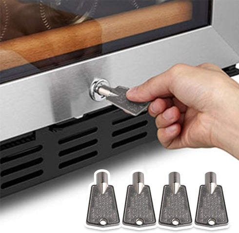 RDEXP Freezer Door Keys Set of 4, 1.77x0.98inch Replaces AP6012757 AP2940188 WP842177