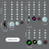 12pcs Cheerland Holographic Disc Banner Retro Rock and Roll Dance Hanging Ball Backdrop Decoration for Birthday Wedding
