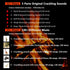 Roamoris Noise,24 Playtime,190+ Bass-Boosted Electric Fireplaces Crackler Sound Box,Fire Crackling Speaker