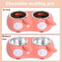 Electric Candy Chocolate Melting Pot Set, Double Chocolate Melting Pot, Pink for Home Parties, Includes Tool for Fondue