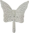 Foreside Home & Garden Rustic Antique White Metal Butterfly Wall Hook