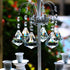 10pcs 40mm Crystal Ball Prisms Chandelier Parts Pendant, Hanging Glass Crystals Suncatcher for Window Decoration Clear