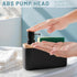 17oz RQYIXI Black Soap Dispenser with Sponge Holder Ceramic Hand and Dish Soap Dispenser for Kitchen Bathroom