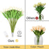 20pcs HOMESEASONS Tulip Lamp Artificial Floral Night Light Real Touch Tulip Night Lamp LED Flower Bouquet Home Kitchen